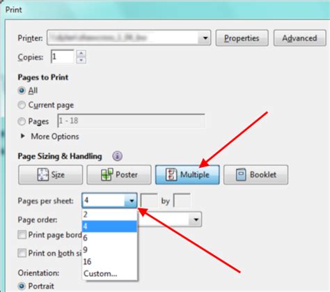 Print alternate pages of a PDF document .